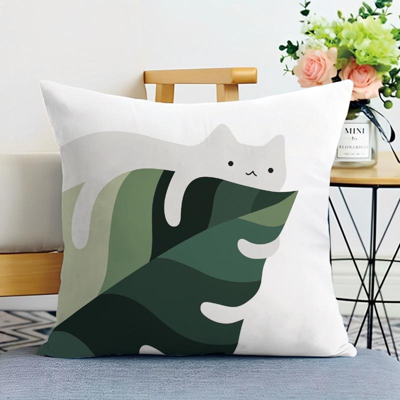 Morandi Farbabstimmung Druck Dekorative Kissenhülle Schlafzimmer Wohnzimmer Quadratische Kissenhülle