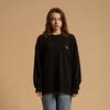 Raon Unisex Basic Logo Sweatshirt (Bk)