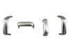 Stainless Steel Air Conditioner Lever Covers In Satin Silver for Taft Compatible with and 910 4-Piece LA900S/LA910S (INT-ETC-535) - LA900,