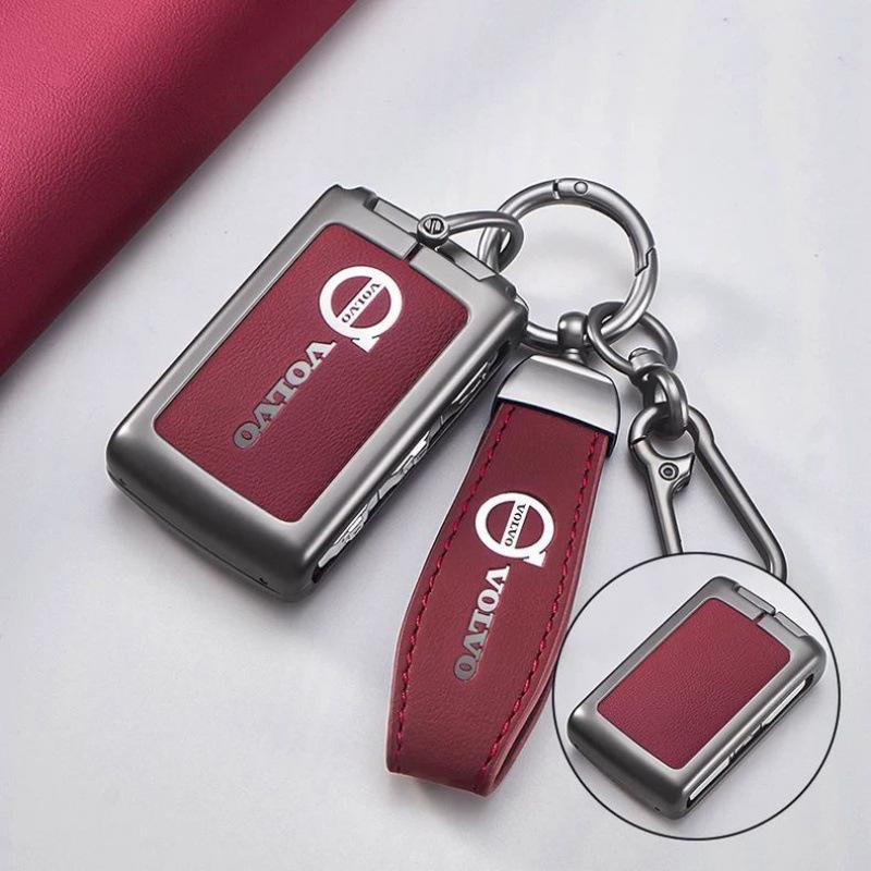 Kryt klíče Volvo: Kompatibilní s XC60, S90, S60, XC90, XC40 - Taška s přezkou pro úpravu