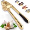 Garlic Press, Metal Garlic Crusher Mincer for Garlic & Nuts with Pearl Nickel Color, Professional Garlic Ginger Press Tool In Kitchen from DSafer,