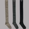 DEARSTALKER ARYA PLAIN RIBBED KNEE SOCKS - 3 Color