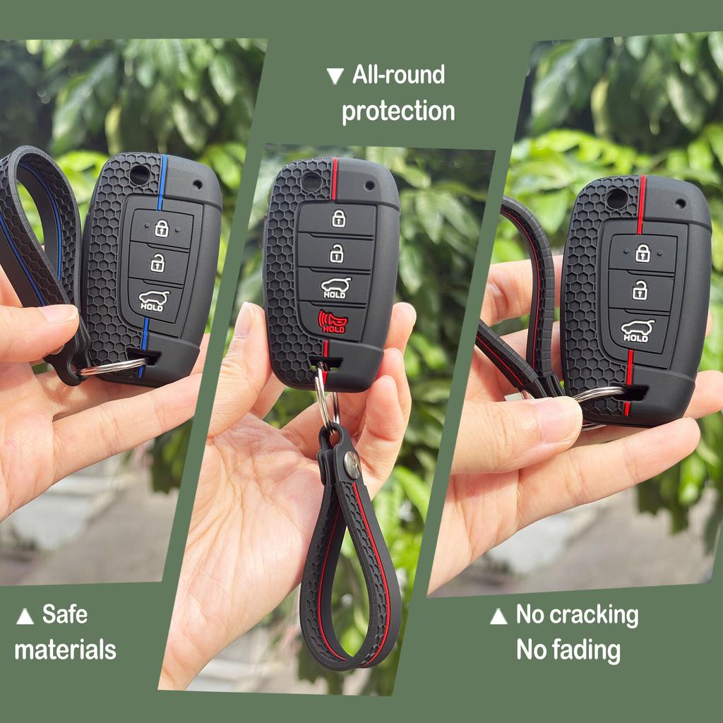 Keychain Protect For Hyundai Solaris Tucson Sonata Accent Elantra Creta I30 Ix35 Knife Remote Key Cover Caps