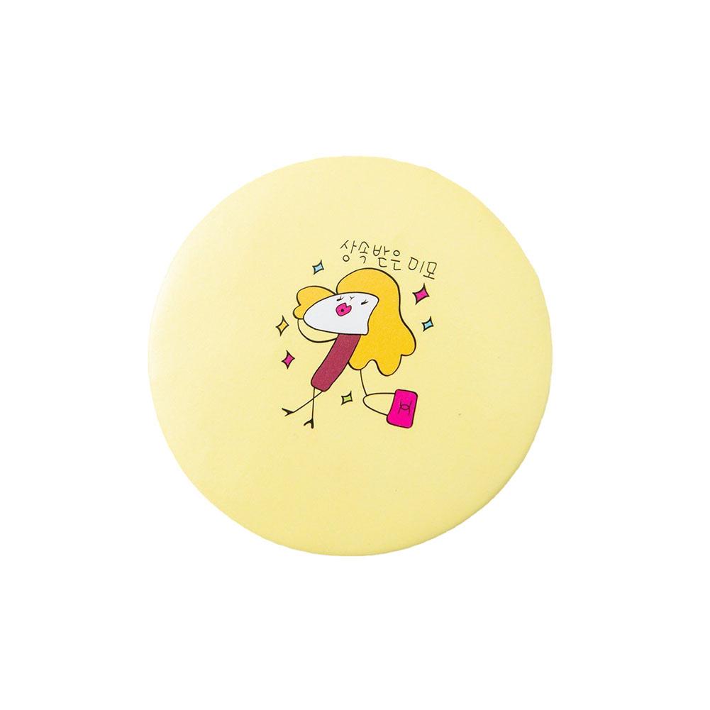 Dog Cartoon Makeup Mirror Sweet Strawberry Panda Cosmetic Ins Letter Small Daily Mirror Korean I6W2
