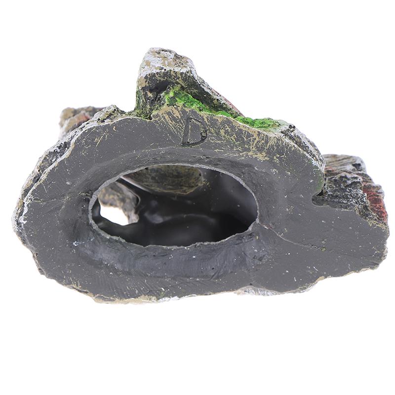 Mountain View Aquarium Rock Cave Tree Bridge Ornament akvária s rybami Dekor Skalka