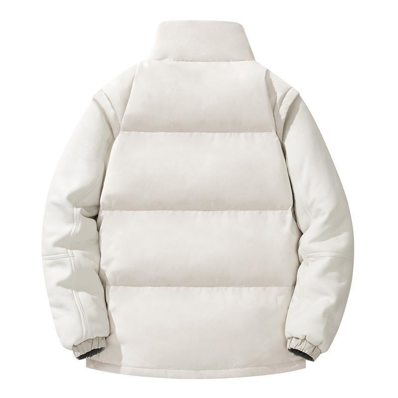 Fake two double-sided cotton-padded clothes, new cotton-padded clothes for men in autumn and winter, thickened cotton-padded clothes 