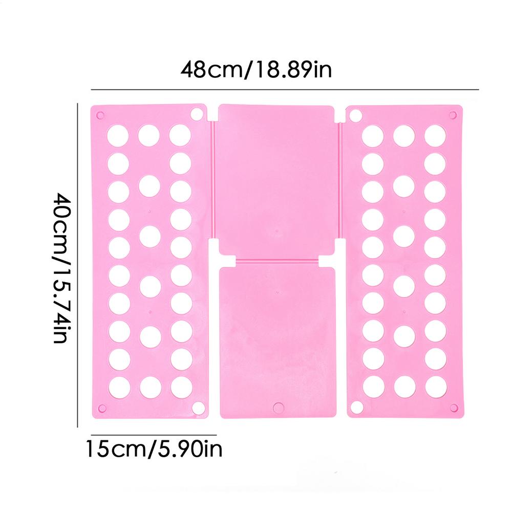 Easy-Fold Plastic Laundry Board for Kids and Adults Home Shirt Folding Storage Tool Quick Clothes Organizer Fold Helper