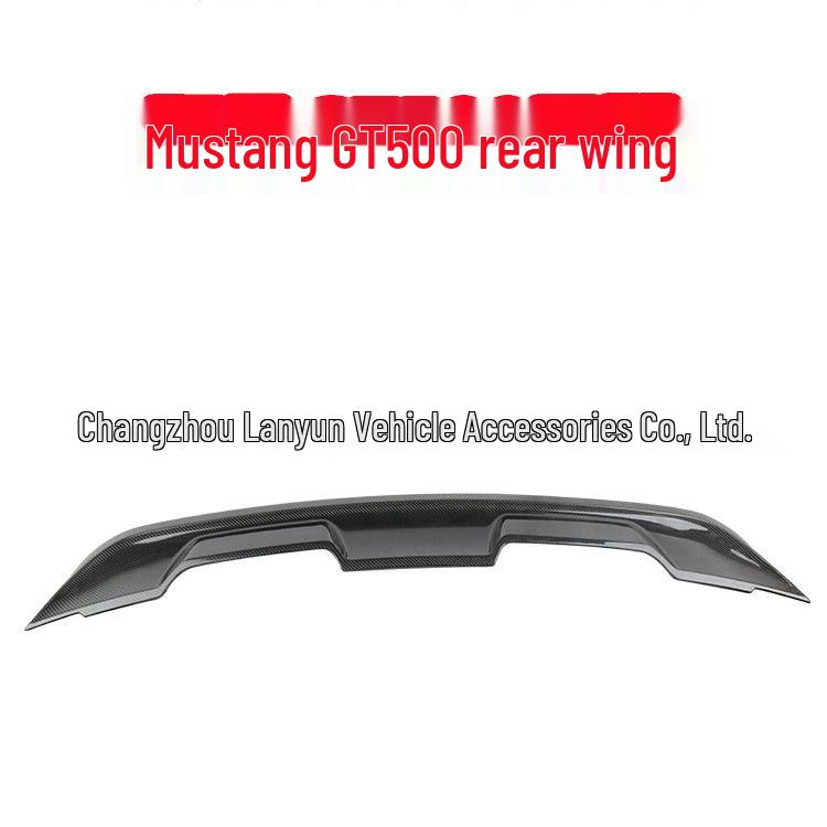 Ford Mustang GT500 Sports Rear Wing Spoiler - Non-Destructive Modification