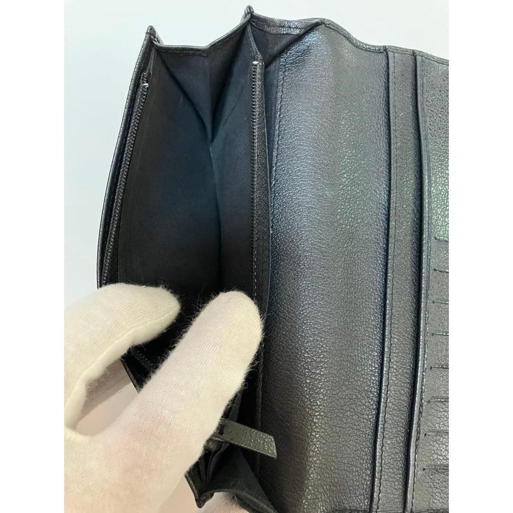 Used CHANEL Camellia Leather Wallet