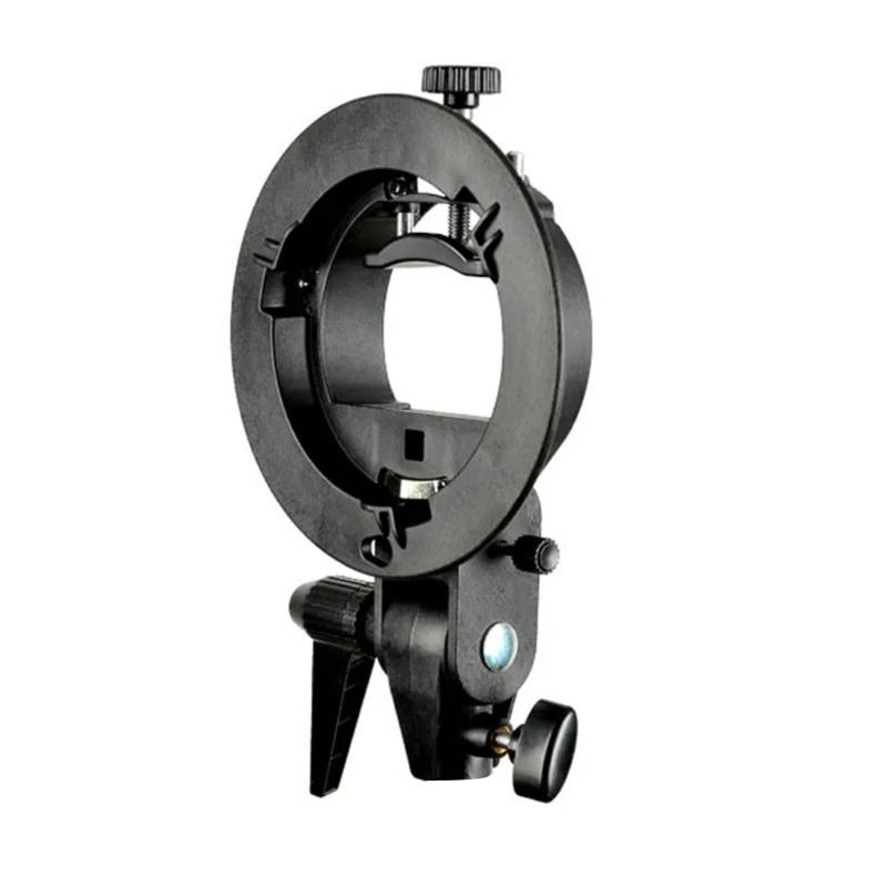 

Speedlites S Type Bracket Speedlight Mount for V1 AD200Pro AD300Pro AD400Pro V860II TT685 TT600 TT350 ML60 Softbox 1
