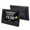 7 Inch Digital Calendar Clock Power Out Memory Auto Dimmable Video Image Playback Calendar Clock with Reminders 12
