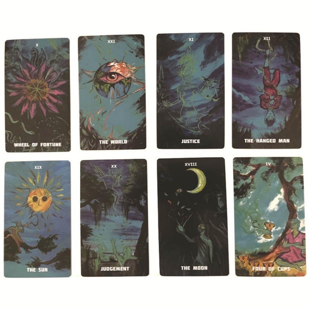12x7cmThe Vivid Spirit Tarot Deck Carta Manuale Giochi di carte