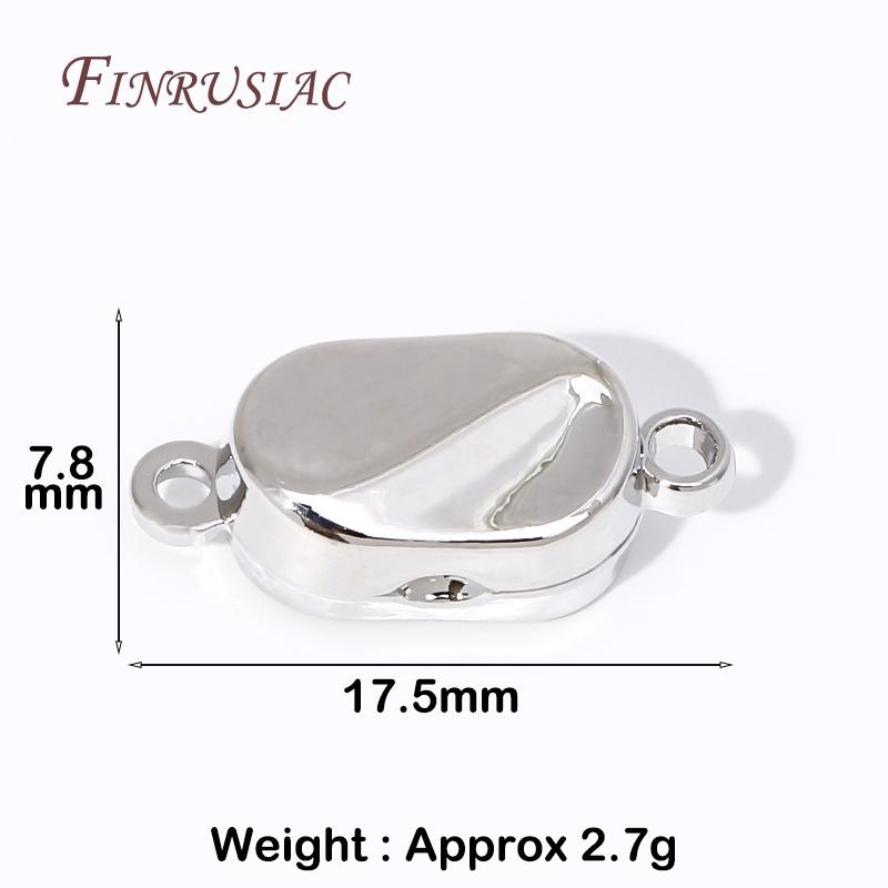 18K Gold Plated Bracelet Clasps Connectors DIY Bracelet Necklace Fittings Magnetic Clasps Accessories For Jewelry Making