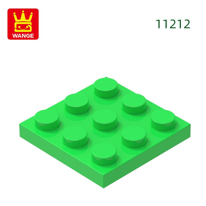 

80Pcs/lot 11212 3x3 Tire Plate with 4Holes Building Blocks Moc Color Accessories Compatible with Bricks Children Toys Gift about 80pcs