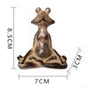Animal Yoga Frogs Figure, Sculpture, Decor, Cute, Decorative, Fine Workmanship, Versatile, Realistic