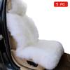 Varme plysj bilsetetrekk Universal lang ullpels Bilforsete beskytter putematte for biltilbehør Bilsete