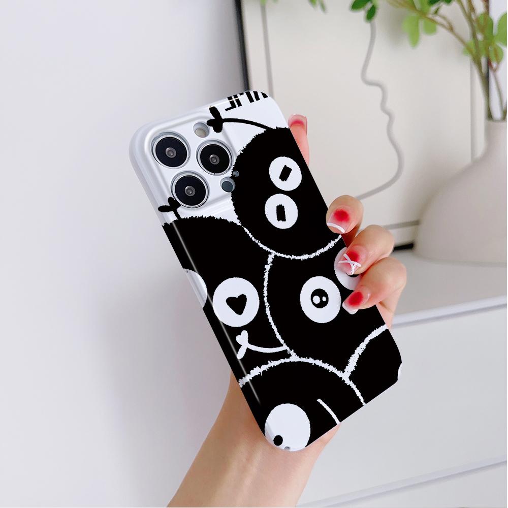 All-inclusive Film Handyhülle Cartoon Mode Design Hartschale Vollständige Abdeckung Kameraschutzhülle für iPhone Huawei Honor Vivo Google