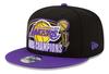 New Era Los Angeles Lakers 9FIFTY Snapback 2020 NBA Finals Champion Title Trophy In Black and One Size Purple, Black/Purple,