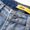 JEEP Men's Wrinkle-Resistant Straight-Leg Jeans