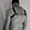 YWD Men's Sex Body Chain Sm Bondage Leather Chain Strap Men's Sex Accessories