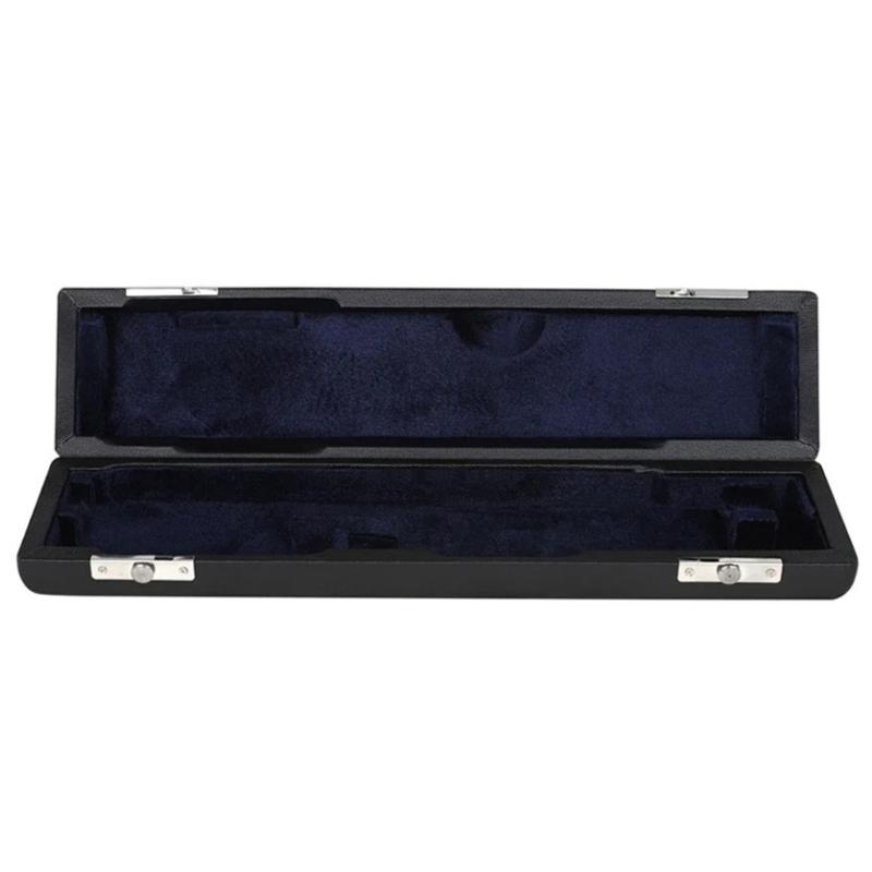 PU Leather Flute Storage Case Flute Box Flute Protective Handbag 16/17 Holes Flute Bag Dustproof Flute Carrying Case
