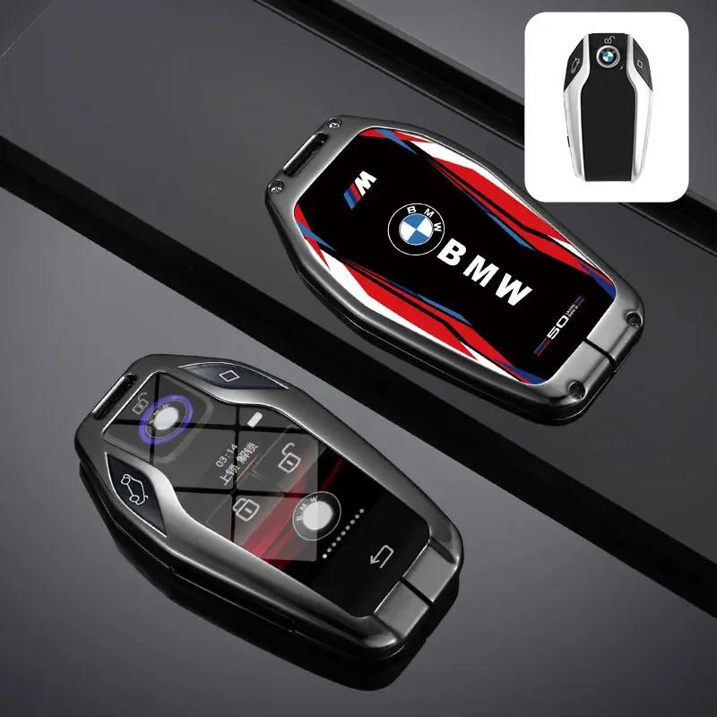 Car Sticker Hot 2025 Car Remote Key Case Cover Track Style For BMW 5 7 Series G11 i8 I12 I15 G01 X3 G07 X7 G12 G30 G31 G02 X4 G0