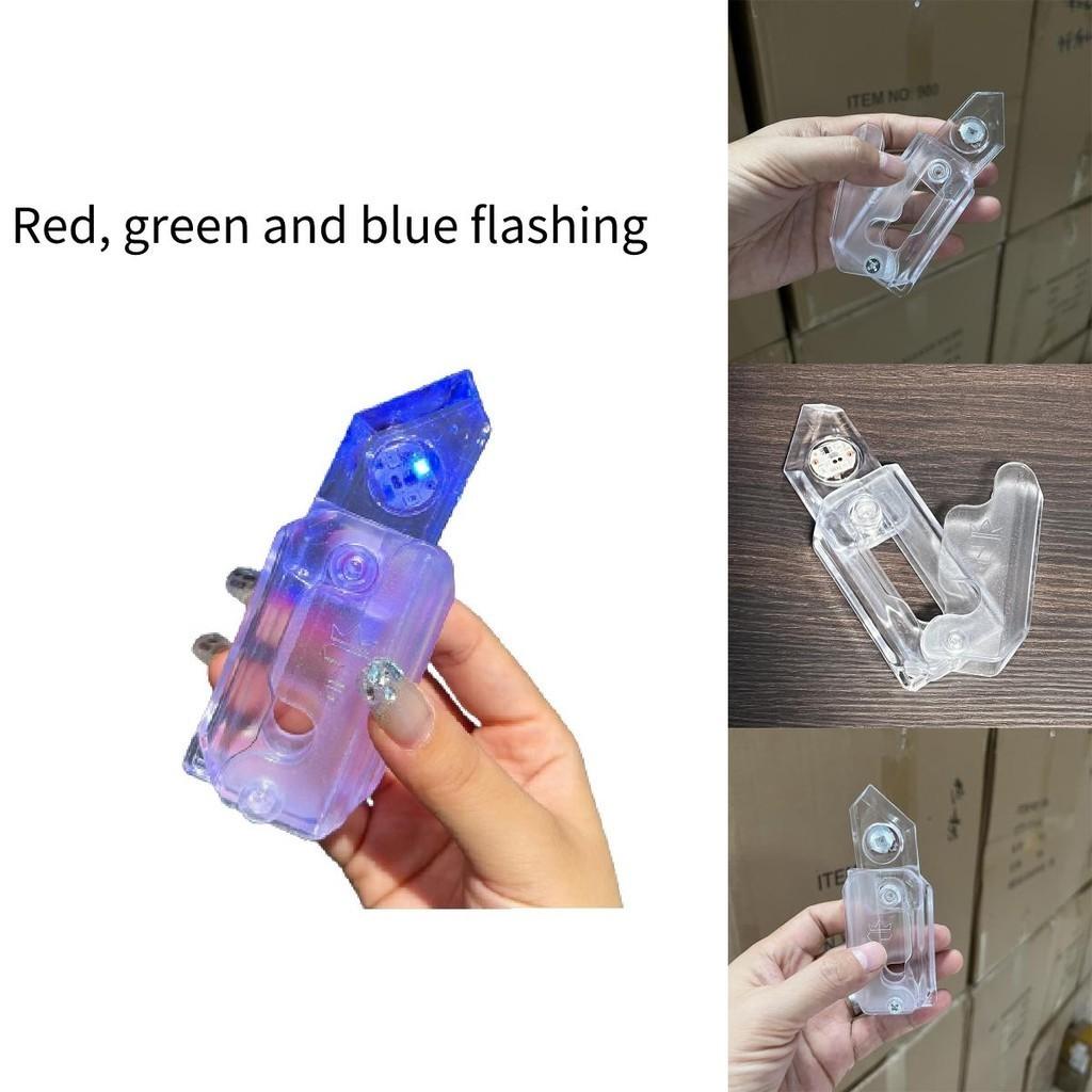New Led Carrot Knife Transparent 3d Gravity Carrot Knife Flashing Carrot Kids Toy Wholesale