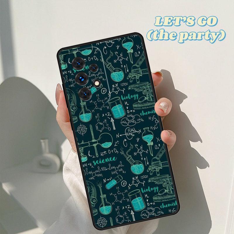 

Vintage Seamless Chemistry Laboratory case For Samsung Galaxy A42 A31 A40 A51 A71 A32 A80 A91 A52 A72 A20e A50 A70 A11 A12 Cover For Samsung A11