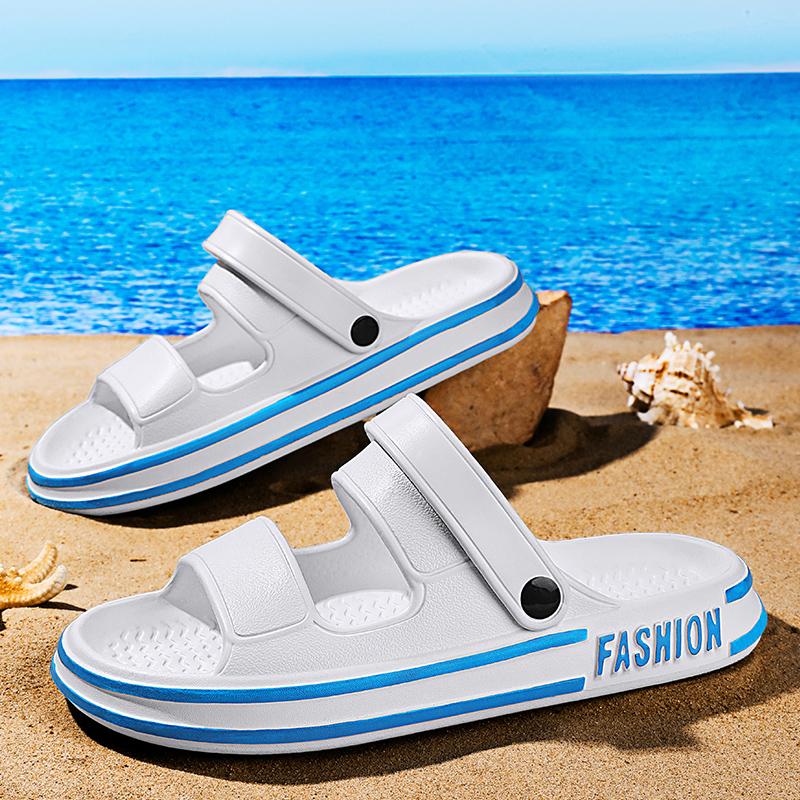 Módní Trendy Letní Pánské Sandály Venkovní Sportovní Všestranné Dvojího Použití Řidičské Protiskluzové Odolné proti Opotřebení Měkká Podrážka Plážové Pantofle