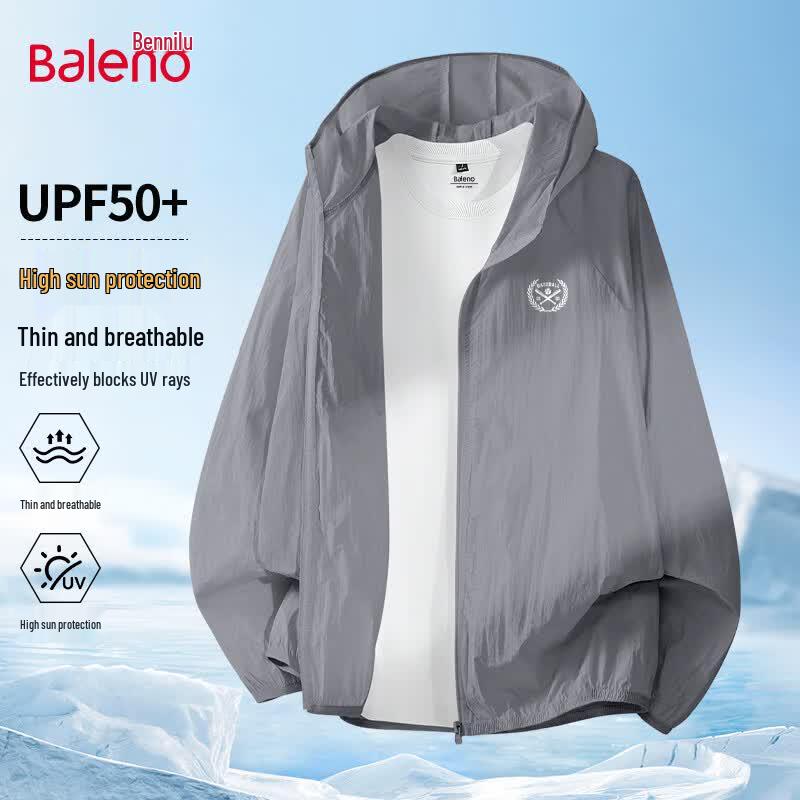 Baleno Men's UPF 50+ Hooded Sun Protection Jacket