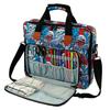 Portable Embroidery Organizer Bag with Multi Pocket Oxford Cloth Embroidery Project Bag for 11.2" Hoop Embroidery Supplies Bag