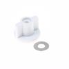 Fixed Replacement Rear Nut White 2.5Cm 6Mm Fixed Replacement For 6Mm Screws Toilet Lid Bottom High Quality