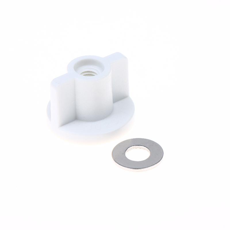 Fixed Replacement Rear Nut White 2.5Cm 6Mm Fixed Replacement For 6Mm Screws Toilet Lid Bottom High Quality
