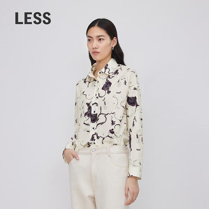 Women s 2024 Spring Printed Loose Fit Shirt M