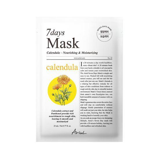 Daily Routine/Intensive Nutrition ARIUL Seven Days Mask Calendula P 1 Sheet