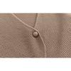Plus Size Women's V-neck Hollow Out Sleeveless Tops Early Autumn Loose Knit Vest