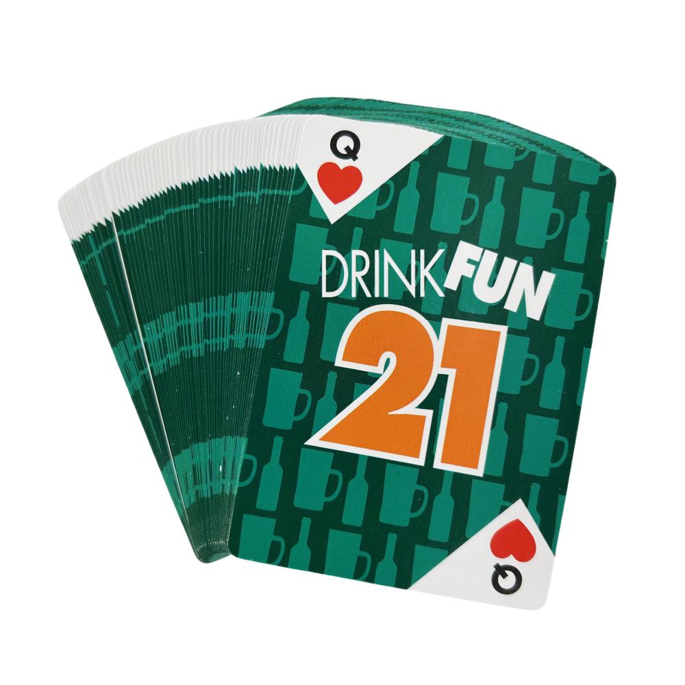 Drink Fun 21 Card Game A Hilarious Drinking Card Game Like The Classic Card Game 21 But More Alcohol 56 Pcs Cards