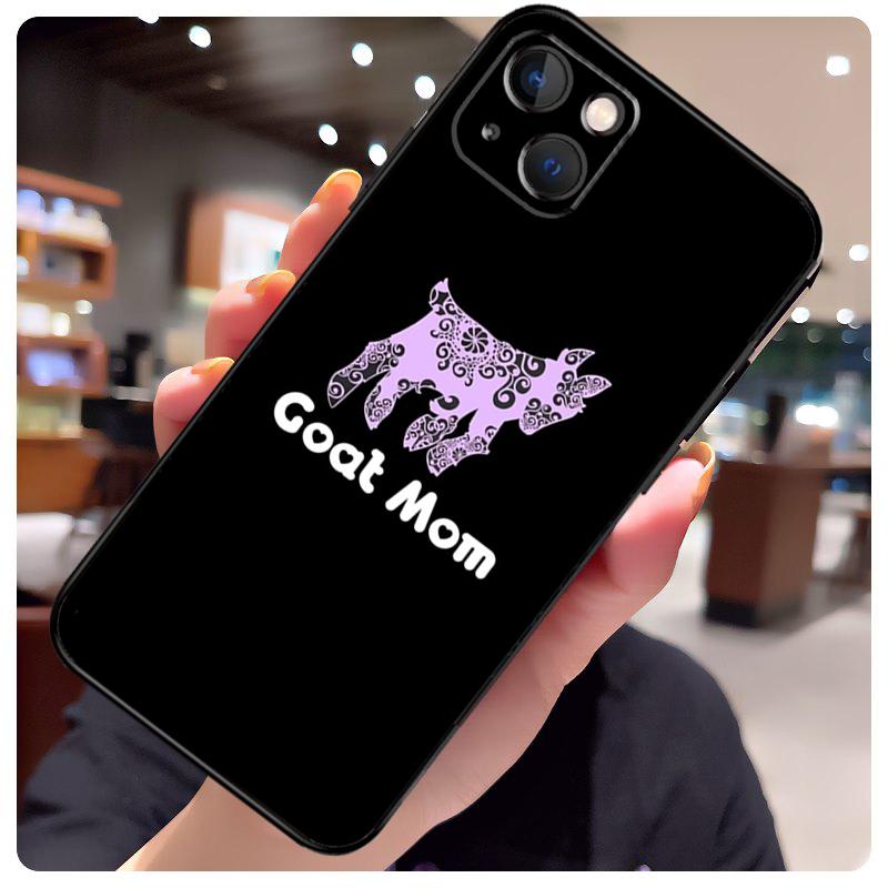 Cute Baby Pygmy Goat Case For iPhone 13 14 11 12 15 Pro Max X XR XS Max 7 8 Plus SE 2020 2022 14 Plus Back Cover