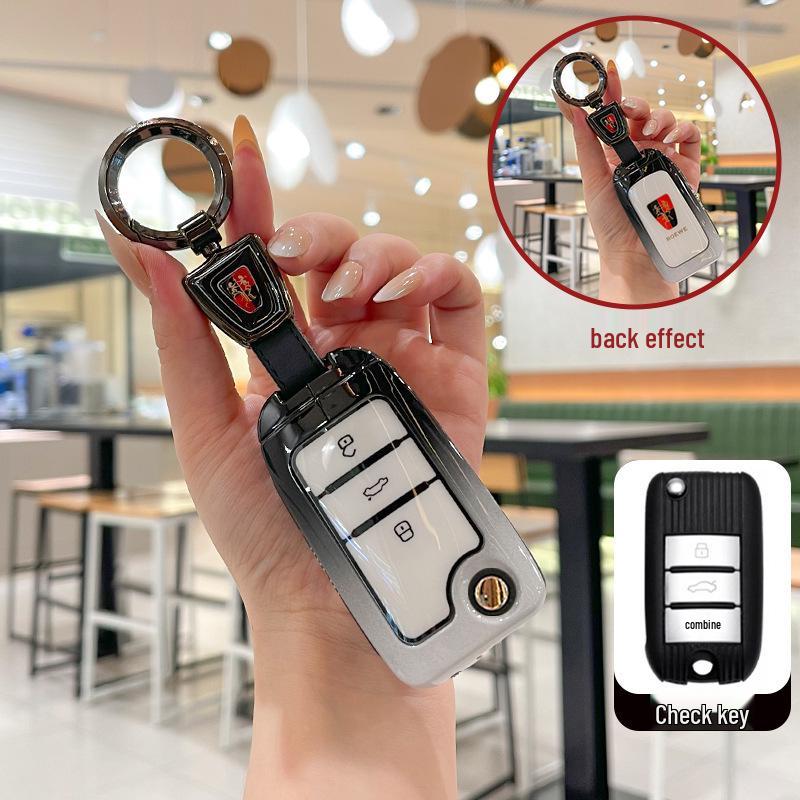 Roewe RX5 Plus Key Case for i5, i6 Max, d7, CLEVER, RX3, iMax8, EI - Metal Car Shell for New Models