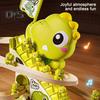 Electric Animal Climbing Slide Toy with LED Light Music Kids Educational Automatic Dinosaur Rabbit Staircase Climbing Roller Coaster Sliding Track