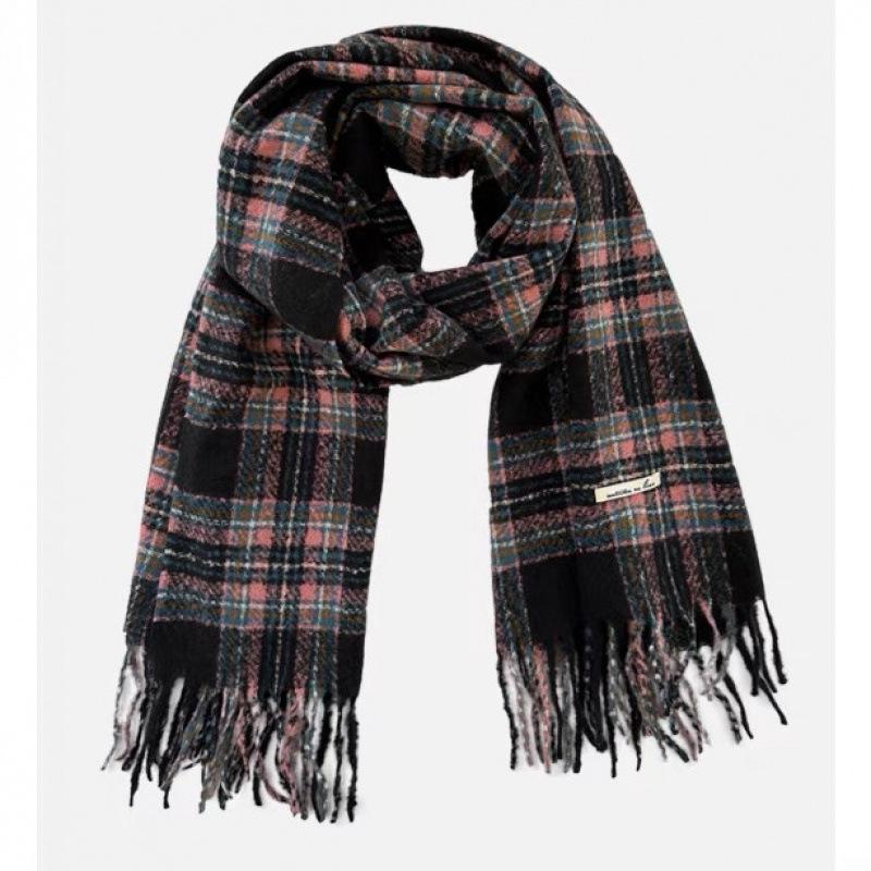 Versatile Red Plaid Scarf: Imitation Cashmere, Unisex, Autumn/Winter Style, Cozy Warmth for All