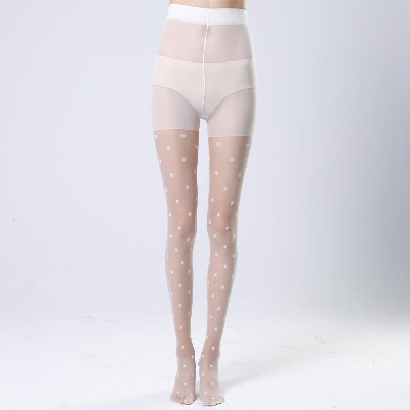5Pieces Black Big Round Point Ultra Thin Women Stockings Thin Sexy Summer Autumn Silk Anti Hook Hip White Cheap