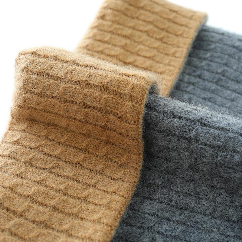 Women's Cashmere Hat Qinghe Cashmere 30% Cashmere 70% Wool Women's Autumn and Winter Cashmere Headscarf Soft and Warm