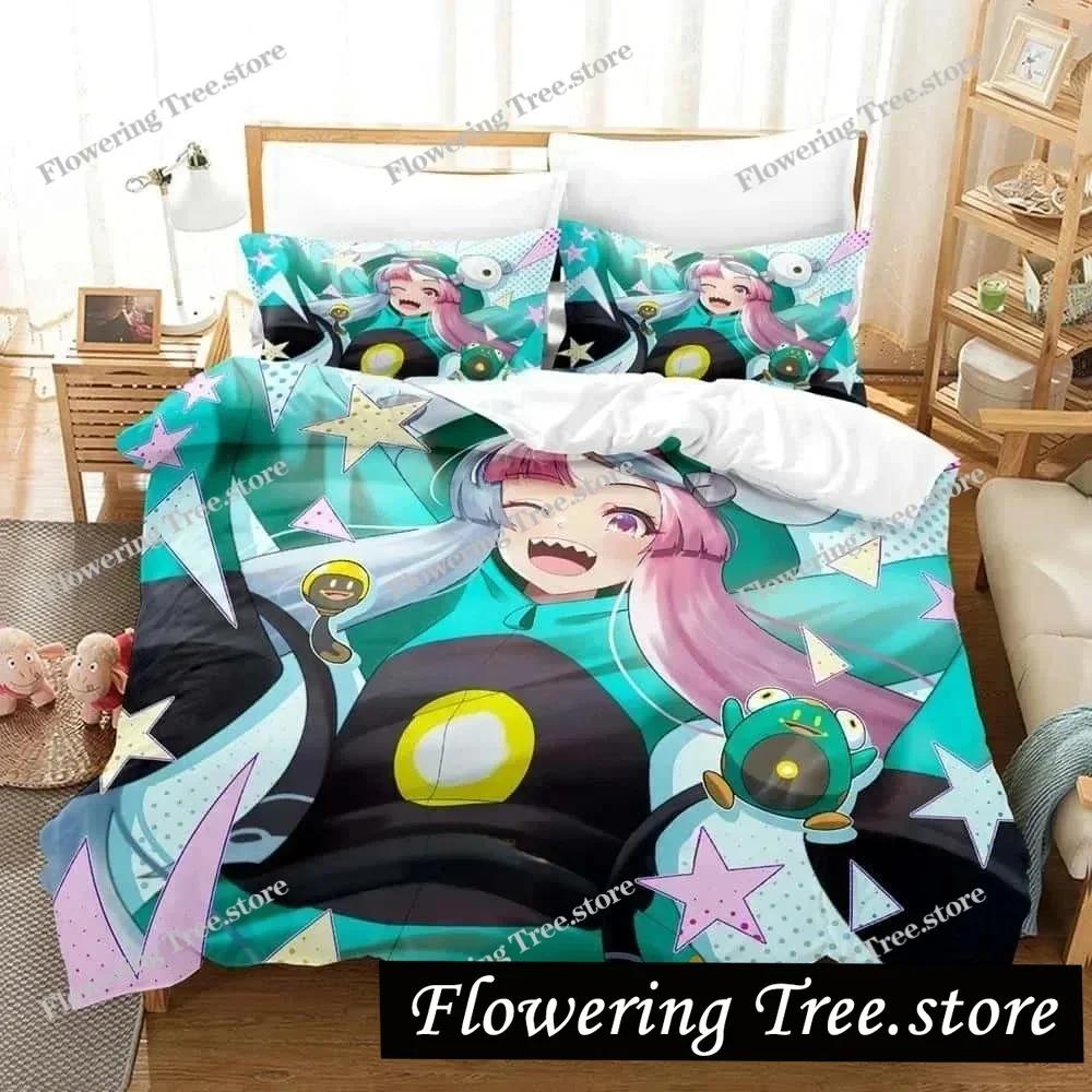 Anime Kawaii Chicas Iono Juego de Ropa de Cama Individual Twin Full Queen King Size Juego de Cama para Dormitorio de Adulto Niño Funda Nórdica Juegos Para Textiles del Hogar