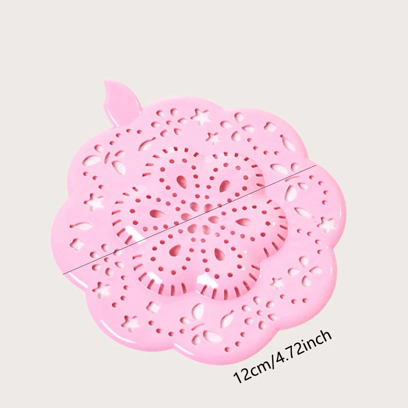 

1pc Floor drain sticker bathroom hair catcher plug shower floor drain cover anti clogging filter kitchen sink filter розовый