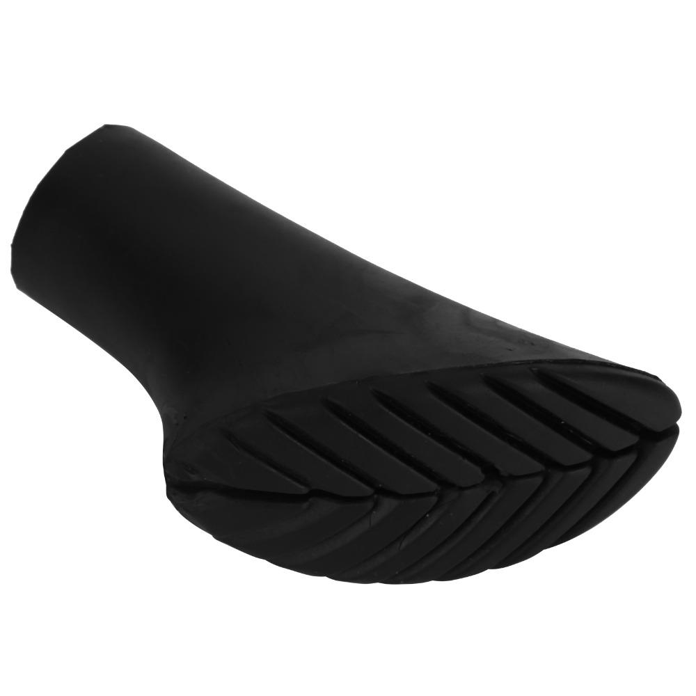 20 Pcs PVC Walking Stick Tip Protector Black Hiking Pole Tips Walking Stick Tips Trekking Poles