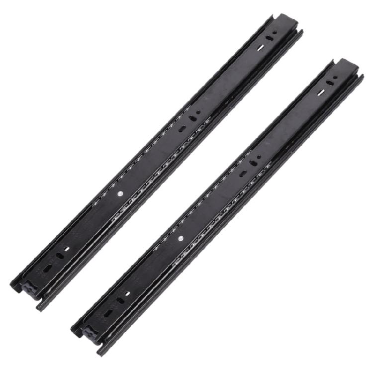 1Pair Soft Close Drawer Track Rail Cold Rolled Steel Buffer Drawer Slides Hydraulic Damping Buffer Furniture Hardware
