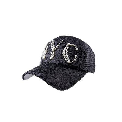 NYC Men's and Women's Summer Mesh Sequin Cap