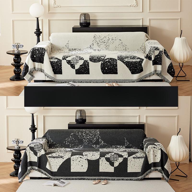 New Modern Simple Sofa Towel All-inclusive Sofa Cushion All-season Chenille Reversible Sofa Cover Full Cover