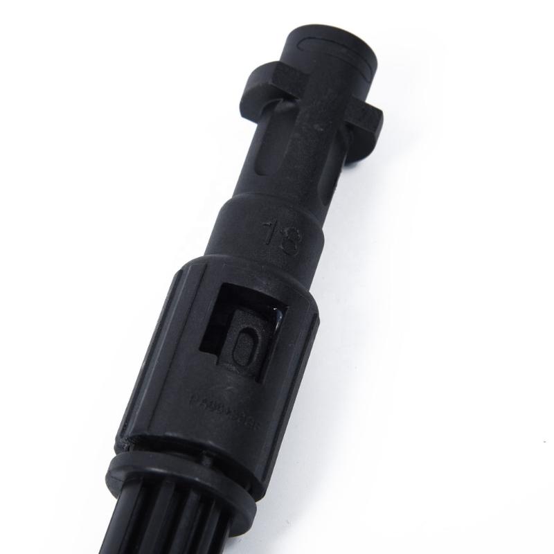 Multiple Angle Adjustable Water Sprays Nozzle 360 Rotation Strong Plastic Ergonomic Handle Quick Fixing for Car Washing